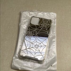 SpiderWeb  Halloween Mirror‎ Mirrored Phone Case Cover 11 Pro Max